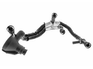 ES#3130040 - 078103235B - Pressure Control Valve (PCV) Assembly - Complete breather hose assembly that includes the PCV valve - Vaico - Audi