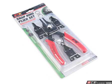 ES#4370822 - W1159 - Snap Ring Plier - Set of 5 - Pliers handle and 4 tip assemblies. - Performance Tool - Audi BMW Volkswagen Mercedes Benz MINI Porsche