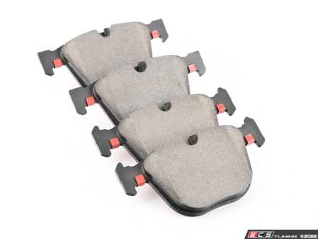 ES#4485994 - 34216790966 - Premium NAO Ceramic Rear Brake Pad - Set - Quality replacement brake pads from an original equipment supplier. NAO pads are a step further towards comfort while decreasing pad wear. - Brembo - BMW