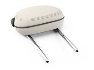 ES#3978939 - 52207939735 - Rear Headrest Satellite Gray Leather - Priced Each  - Mounts to the rear seats - Genuine MINI - MINI