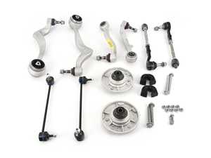 ES#4305264 - 31102348047KT - Front Suspension Refresh Kit - Level 2 - Control arms, end links, sway bar bushings, strut mounts and tie rods for a total front suspension rebuild. - Assembled By ECS - BMW