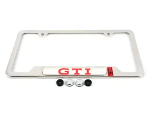 GTI License Plate Frame - Polished