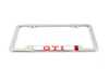 ES#4429318 - 5H0071801A - GTI License Plate Frame - Polished - Stainless steel plate frame featuring the GTI script - Genuine Volkswagen Audi - Volkswagen
