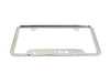 ES#4429318 - 5H0071801A - GTI License Plate Frame - Polished - Stainless steel plate frame featuring the GTI script - Genuine Volkswagen Audi - Volkswagen