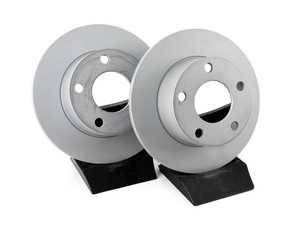 ES#4067158 - 4a0615601a6KT - Rear Brake Rotors - Pair (245x10) - Restore the stopping power in your vehicle - Zimmermann - Audi Volkswagen