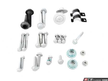 ES#259396 - 1j0698336d - MK4 Front Sway Bar / Subframe Installation Kit - Includes all of the necessary TTY fasteners to drop your front subframe while installing a new front sway bar - Assembled By ECS - Volkswagen
