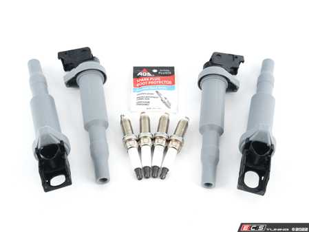 ES#4057077 - 12138647689KT1 - Ignition Service Kit - Includes coils, plugs, and dielectric grease. Set of four. - Assembled By ECS - MINI