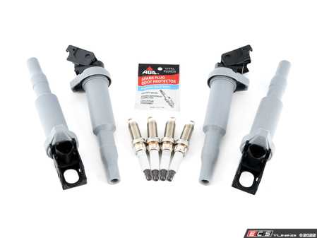 ES#4057107 - 12138647689KT5 - Ignition Service Kit - Includes coils, plugs, and dielectric grease. Set of four. - Assembled By ECS - MINI