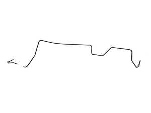 ES#1663140 - 126320737264 - Hydraulic Line - Left  - (NO LONGER AVAILABLE) - From Height Control Valve To Left Spring Load Accumulator - Genuine Mercedes Benz - 