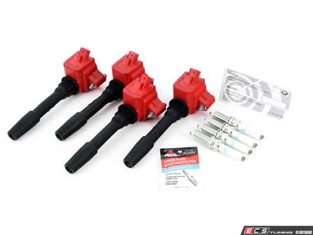 ES#4423821 - B4846PERFIGNG1KT - High-Performance Ignition Service Kit - Gen 1 B48/46 2.0L - Includes Bav Auto Performance Ignition Coils, NGK 94201 Spark Plugs, and dielectric grease for a quick and easy install and upgrade! - Assembled By ECS - BMW