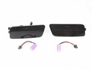ES#4488494 - 000050LA03-02 - VW MK6 GTI LED Bumper Side Marker Set - Smoked - Bumper-mounted LED side markers to replace your incandescent amber units - ZiZa - Volkswagen