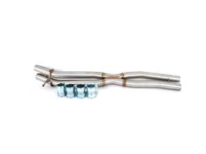 ES#4505093 - 016330la01KT - Touareg 3 VR6 3.6L Resonator Delete X-Pipe  - Enhance the exhaust note on your stock exhaust system with our ECS Resonator Delete X-Pipe Kit! - ECS - Volkswagen
