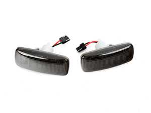 ES#4492307 - 000050LA12-02 - Audi B5/C5/D2/MK1 TT Dynamic LED Side Marker Set - Smoked - Upgrade your lighting with sequential indicators and smoked lenses - ZiZa - Audi