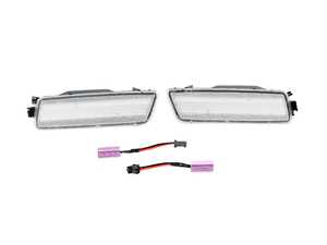 ES#4488491 - 000050LA02-01 - VW MK5 LED Bumper Side Marker Set - Clear - Bumper-mounted LED side markers to replace your incandescent amber units - ZiZa - Volkswagen