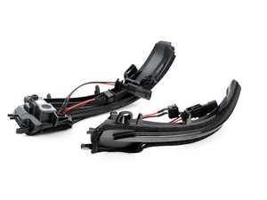 ES#4491704 - 002122LA01-01 - F39 X2 / G29 Z4 ZiZa Dynamic LED Mirror Turn Signals - Smoked - Upgrade your lighting with sequential indicators and smoked lenses. - ZiZa - BMW