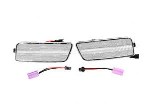 ES#4488493 - 000050LA03-01 - VW MK6 GTI LED Bumper Side Marker Set - Clear - Bumper-mounted LED side markers to replace your incandescent amber units - ZiZa - Volkswagen