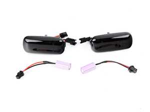 ES#4492315 - 000050LA19-02 - Audi B6/B7/C6/8P Dynamic LED Side Marker Set - Smoked - Upgrade your lighting with sequential indicators and smoked lenses - ZiZa - Audi