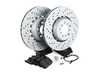 ES#3448778 - 34112284969KT7 - Front Performance Brake Service Kit - Includes brand new OEM rotors with Hawk HPS 5.0 brake pads. - Assembled By ECS - BMW