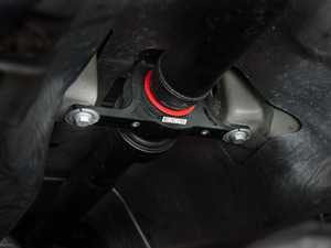 ES#4376270 - 014209la01KT - VW MK5 R32/MK6 Golf R & Audi 8p A3 Driveshaft Center Support Bearing Brace - Replace your rubber driveshaft support with our higher durometer polyurethane bushing for less deflection - ECS - Audi Volkswagen