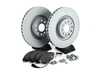 ES#3538360 - 1k0615301adKT3 - Front Brake Service Kit (340x30) - Featuring Zimmerman rotors and ECS DD23 "Daily Driver" ceramic pads. - Assembled By ECS - Audi Volkswagen