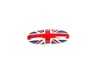 ES#4505196 - 51160398500 - Union Jack Cover Rearview Mirror - Attaches to the back of the center mirror, Manual dip - ECS - MINI