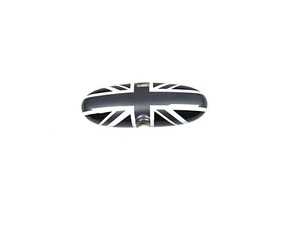 ES#4505197 - 511603985001 - Black Jack Union Jack Cover Rearview Mirror - Attaches to the back of the center mirror, Manual dip - ECS - MINI