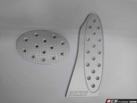 ES#4505217 - SP2MINIATSATIN - ECS Performance Pedal Set - Automatic Transmission - Silver anodized aluminum; designed with the enthusiast driver in mind. The right grip & slip where you need it. - ECS - MINI