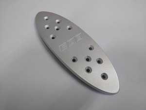 ES#4505226 - MINIDPR56SATIN - ECS Performance Dead Pedal - R55-F60, F66 F65 - Silver anodized aluminum; designed with the enthusiast driver in mind. The right grip & slip where you need it. - ECS - MINI