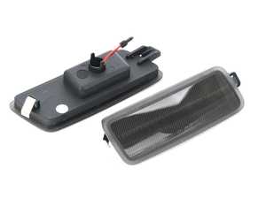 ES#4492321 - 000050LA23-02 - Audi C6 LED Bumper Side Marker Set - Smoked - Bumper-mounted LED side markers to replace your incandescent amber units - ZiZa - Audi