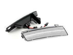 ES#4488501 - 000050LA09-01 - VW Tiguan MQB/Beetle LED Bumper Side Marker Set - Clear - Bumper-mounted LED side markers to replace your incandescent amber units - ZiZa - Volkswagen