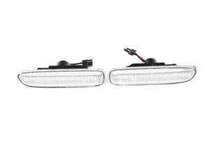 ES#4492375 - 002150LA01-01 - E46 Ziza Dynamic LED Turn Signals - Clear - Upgrade your lighting with sequential indicators and clear lenses - ZiZa - BMW