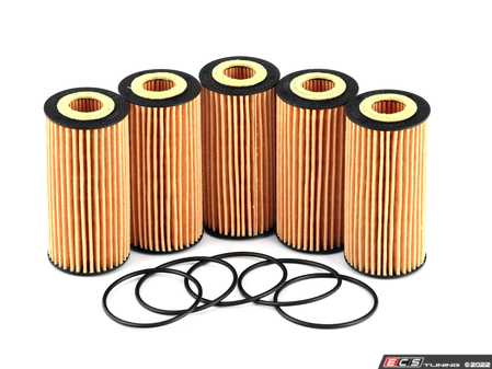 ES#4500808 - 06k115562hKT - Hengst Oil Filter - Pack Of 5 - Stock up and save! - Hengst - Audi Volkswagen Porsche