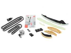 ES#3676210 - 06k109158akt1KT - Timing Chain Kit  - Includes all chains, tensioners, guide rails and securing hardware - Assembled By ECS - Audi