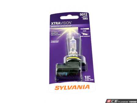 ES#4023661 - 9012XV - SYLVANIA 9012 XtraVision Headlight Bulb - Priced Each - The SYLVANIA Automotive XtraVision halogen headlight delivers more downroad visibility by using a brighter light with no added glare. - Osram Sylvania - Audi BMW Volkswagen Mercedes Benz MINI Porsche