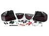 ES#4492544 - LTE9005RGLEDTM - Spec-D LED Tail Lights - Chrome Housing/Red & Smoke Lens - E90 Pre LCI - Comes with 1 pair of chrome housing red/smoke lens tail lights w/ LED strips - Spec-D Tuning - BMW