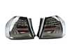 ES#4492542 - LTE9005GLEDTM - Spec-D LED Tail Lights - Chrome Housing/Smoke Lens - E90 Pre LCI - Comes with 1 pair of chrome housing smoke lens tail lights w/ LED strips - Spec-D Tuning - BMW