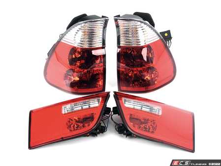ES#3021597 - LTX500RPWAPC - Spec-D Altezza Tail Lights - Chrome Housing/Red & Clear Lens - E53 - Non-LED/Chrome Housing/Red & Clear Lens - All wiring for the tail lights are pre-assembled for the essential plug & play application. - Spec-D Tuning - BMW