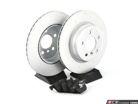 ES#4465481 - 34206799813KT1 - Genuine Rear Brake Service Kit - 330x20mm - Rear axle brake service including pads, rotors, and set screws - Genuine BMW - BMW