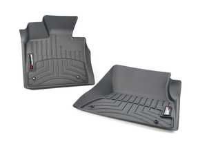 ES#2905298 - 445591 - F15 Front Floor-Liners - Black - Digital Laser Measured Floor Liners For Maximum Interior Protection In All Weather Conditions! - WeatherTech - BMW