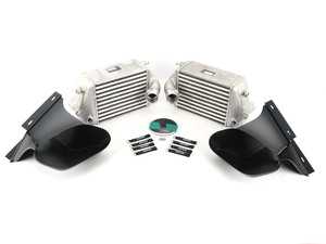 ES#4429705 - ALP.26.09.0001-1 - AMS Performance Porsche 991.2 Carrera Intercooler System - The Alpha Performance Porsche 991.2 Intercooler System utilizes a pair of 120mm thick high volume cores, smooth cast aluminum end tanks, and organically shaped carbon fiber ducts giving you the best cooling upgrade on the market. Each high quality Garrett - AMS Performance - Porsche
