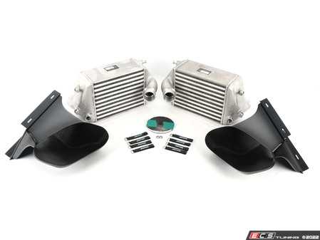 ES#4429705 - ALP.26.09.0001-1 - AMS Performance Porsche 991.2 Carrera Intercooler System - The Alpha Performance Porsche 991.2 Intercooler System utilizes a pair of 120mm thick high volume cores, smooth cast aluminum end tanks, and organically shaped carbon fiber ducts giving you the best cooling upgrade on the market. Each high quality Garrett - AMS Performance - Porsche