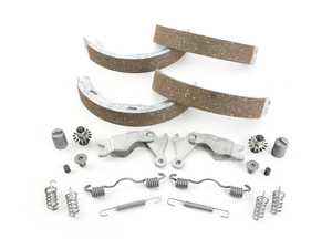 ES#1617517 - 0044208620 - Parking Brake Shoe Kit - Includes all hardware needed for installation - Genuine Mercedes Benz - Mercedes Benz