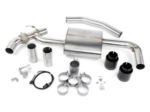 ES#4505536 - D660-0088-BLK - Free Flow Axle Back Valved Axle-back Exhaust - Black Tips - Two tone exhaust that lets you hit a switch for a more aggressive sound - Maximum gain of +5 HP and +4 ft-lb of torque - Dinan - BMW
