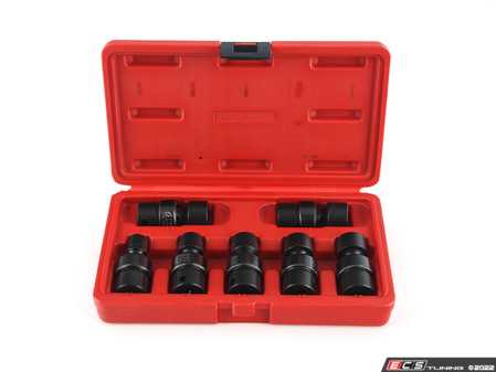 ES#3127181 - 3655D - 3/8" Dr. Metric Universal Impact Socket Set - These are a must have if you are using an air tool - Sunex - Audi BMW Volkswagen Mercedes Benz MINI Porsche