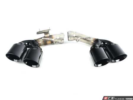 ES#4460391 - ZAW071897EDSP - SQ5 Black Sport Exhaust Tips - Black - Complete the Black Optic look and improve the sound of your Audi SQ5 with the Black SQ5 Sport Exhaust - Genuine Volkswagen Audi - Audi