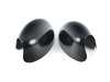 ES#4500422 - 51167030715B - Mirror Cap Black - Set - Attaches to the front of the side mirror housing over the stock mirror cap, peel and stick - ECS - MINI