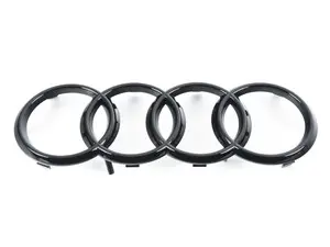 Front Audi Rings Emblem - Black