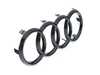 ES#4046528 - 8W0071801 - Front Audi Rings Emblem - Black - Blackout Audi Rings emblem for the front grill location - Created with Audi enthusiasts in mind! - Genuine Volkswagen Audi - Audi