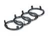 ES#4046528 - 8W0071801 - Front Audi Rings Emblem - Black - Blackout Audi Rings emblem for the front grill location - Created with Audi enthusiasts in mind! - Genuine Volkswagen Audi - Audi