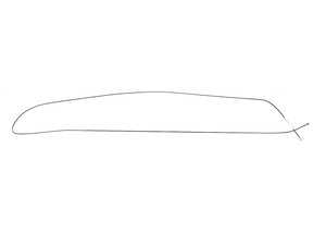 ES#2228667 - 34306794860 - Brake Line - Right  - Main rear brake line, does not come pre bent - Genuine MINI - MINI